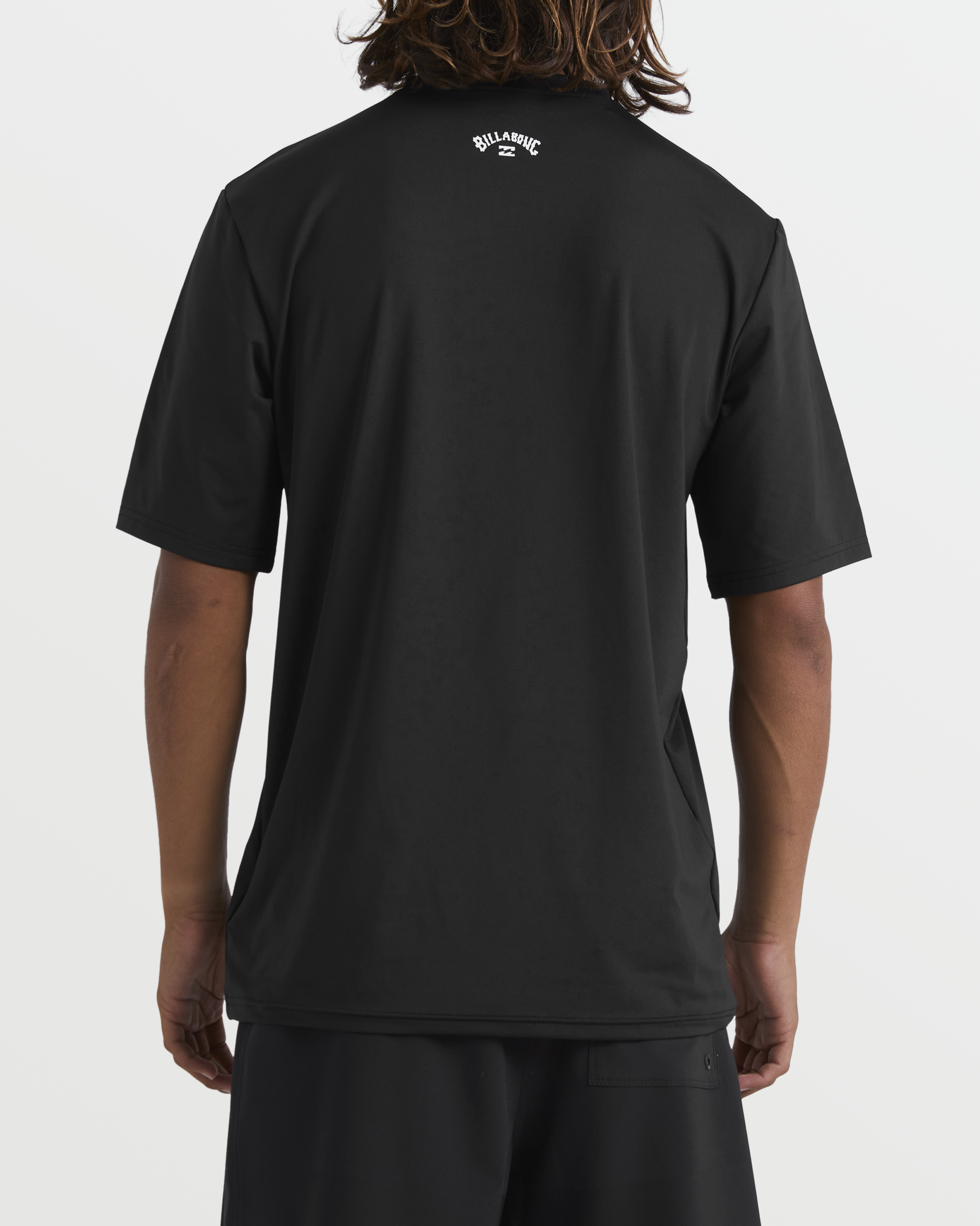All Day Wave Short Sleeve Rashguard - Black