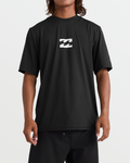 All Day Wave Short Sleeve Rashguard - Black