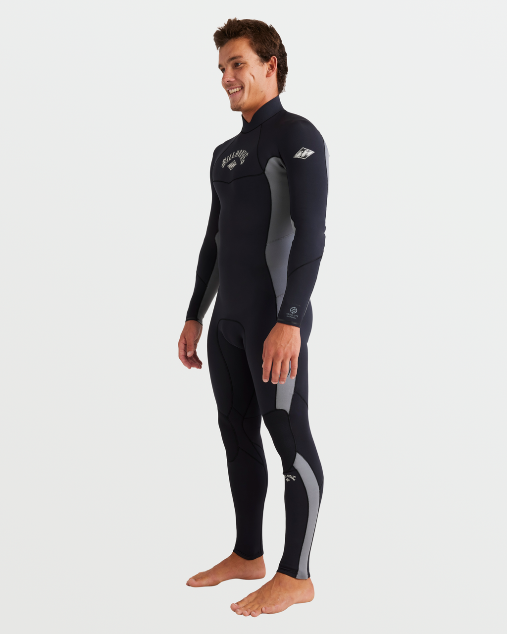 3/2mm Absolute Natural Back Zip Fullsuit - Alloy