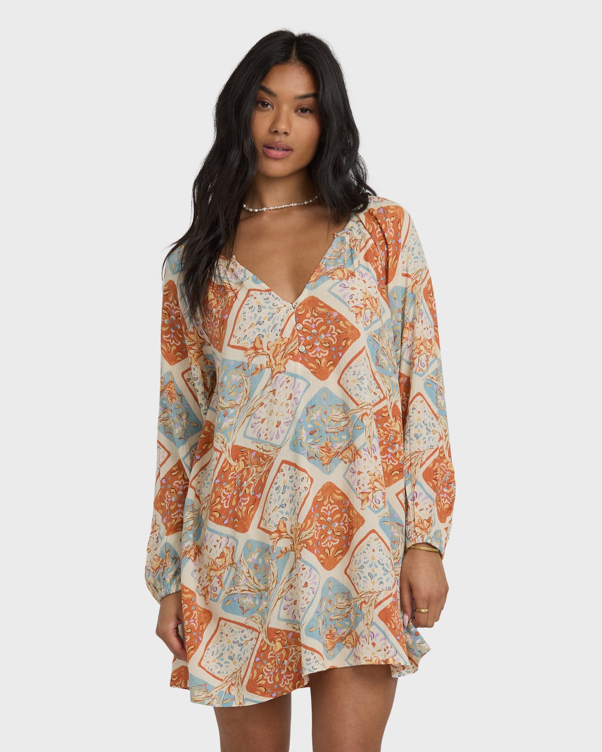 Sweet Dreamer Mini Dress - Whitecap