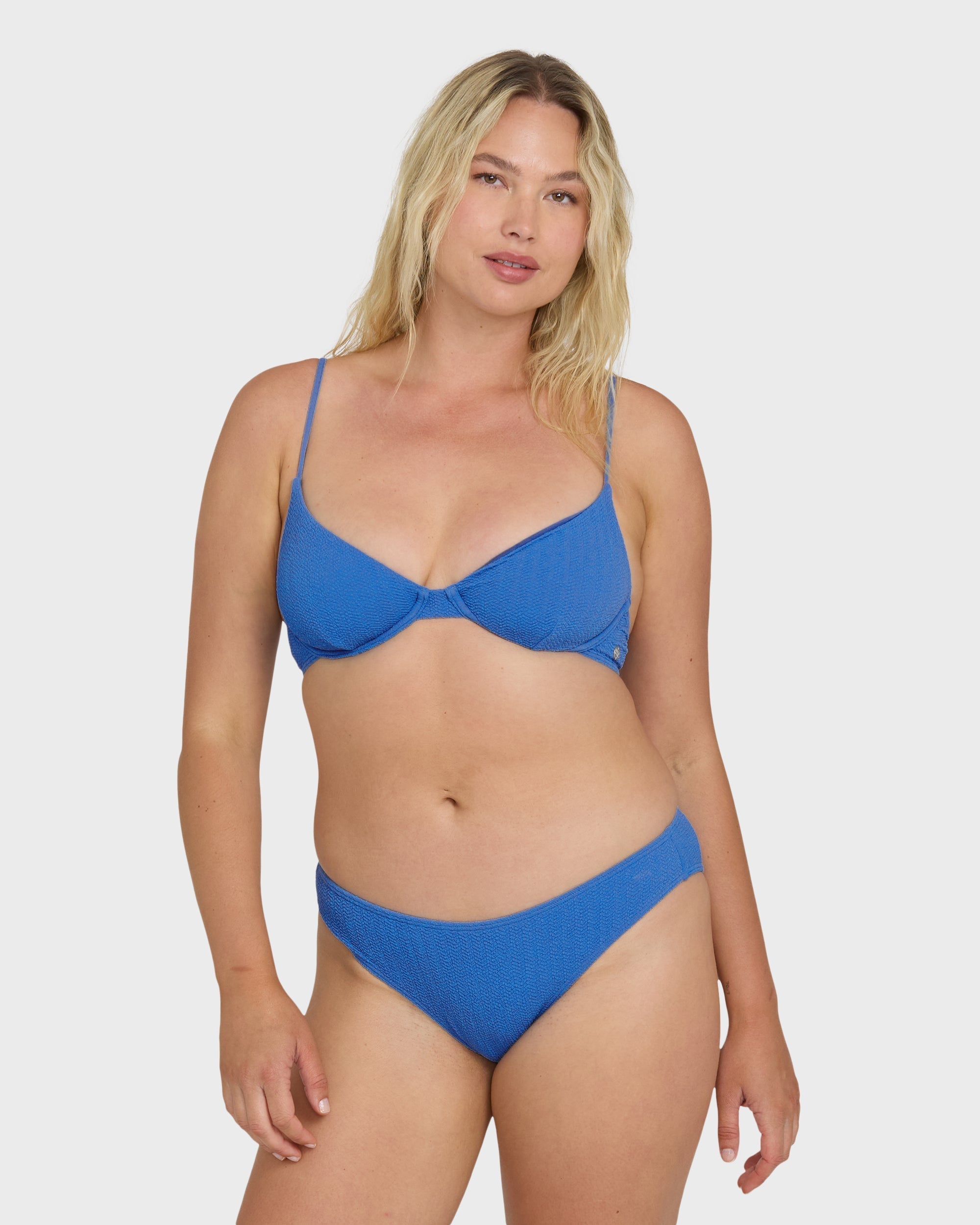 Rising Tide Demi Underwire Bikini Top - True Blue