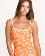 Josie Have It All Boyshort Surfsuit - Orange Pop