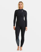 4/3mm Furnace Natural GBS Chest Zip Fullsuit - Black Tiki