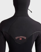 4/3mm Furnace Ultra GBS Hooded Chest Zip Full Wetsuit - Black