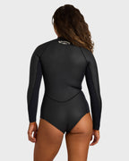 2mm Salty Dayz Long Sleeve Springsuit - Glideskin Black