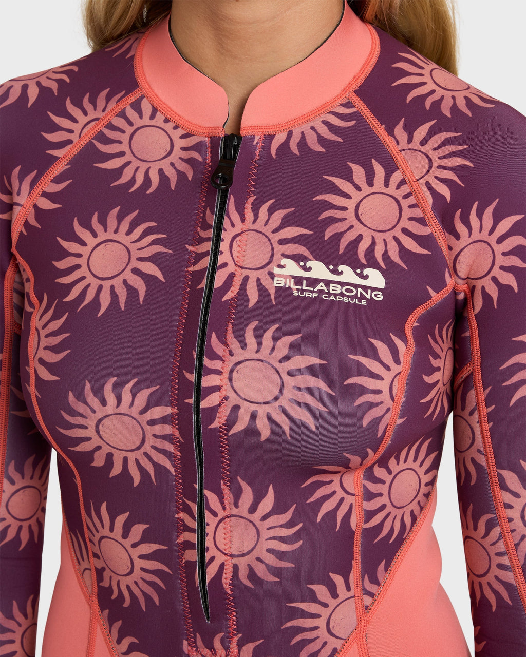 2mm Salty Dayz Long Sleeve Springsuit - Eggplant