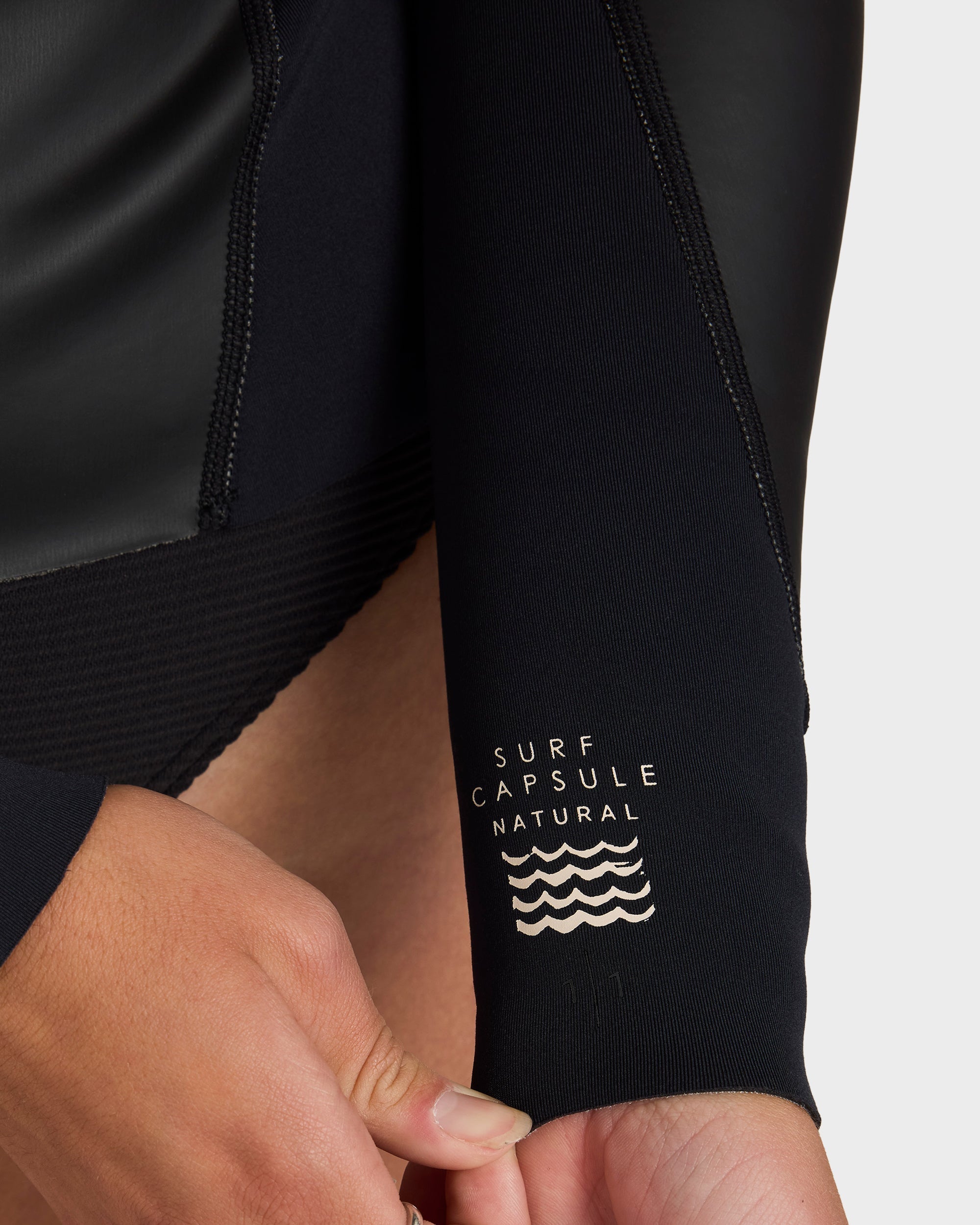 Peeky 1mm Long Sleeve Wetsuit Jacket - Black Pebble