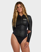Peeky 1mm Long Sleeve Wetsuit Jacket - Black Pebble