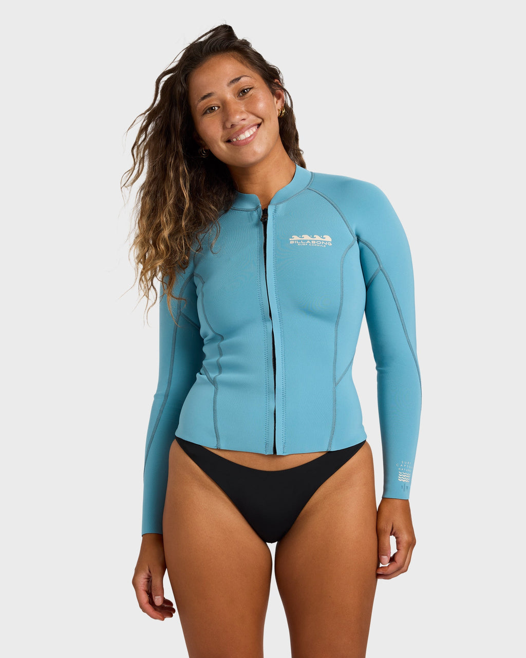 Peeky 1mm Long Sleeve Wetsuit Jacket - Surf Blue