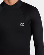 3/2mm Foil GBS Back Zip Wetsuit - Black
