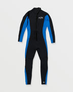 4/3mm Foil GBS Back Zip Wetsuit - Mid Blue