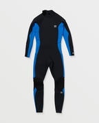 4/3mm Foil GBS Back Zip Wetsuit - Mid Blue