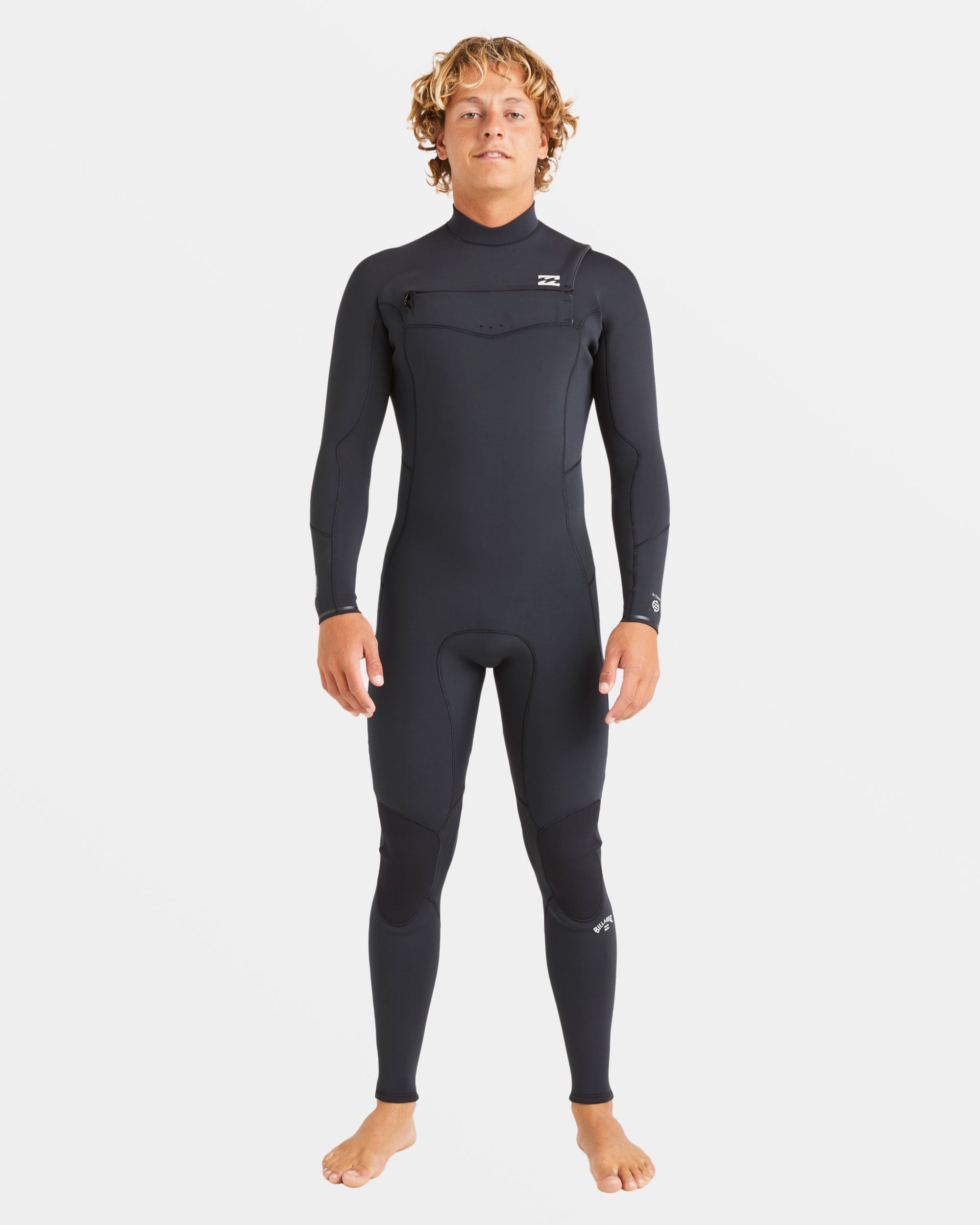 3/2mm Absolute Natural Upcycler GBS Chest Zip Wetsuit - Black