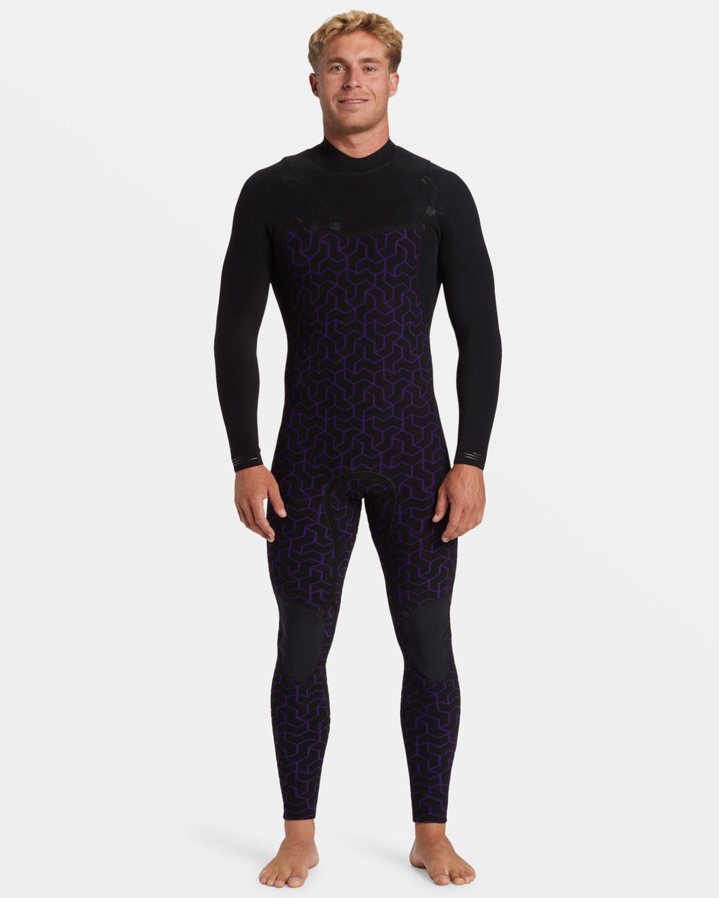 3/2mm Furnace Natural Upcycler GBS Chest Zip Wetsuit - Black