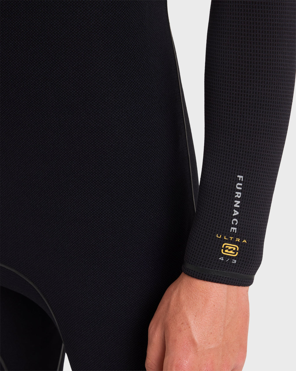 4/3mm Furnace Ultra Gullwing Hooded Full Wetsuit - Black