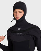 4/3mm Furnace Ultra Gullwing Hooded Full Wetsuit - Black