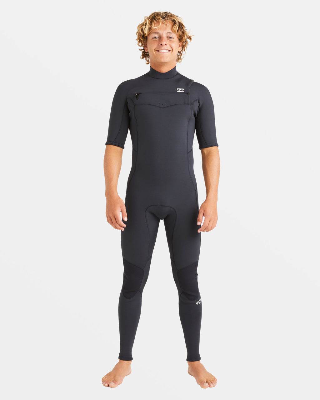 2/2mm Absolute Natural Upcycler GBS Chest Zip Wetsuit - Black