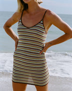 Summer Sun Mini Dress - Brown Stone