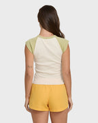 Road Trippin Elastic Waist Shorts - Sun Kissed
