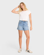 Shifter Denim Shorts - Light Wash