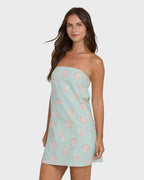 Summer Glow Mini Dress - Agave