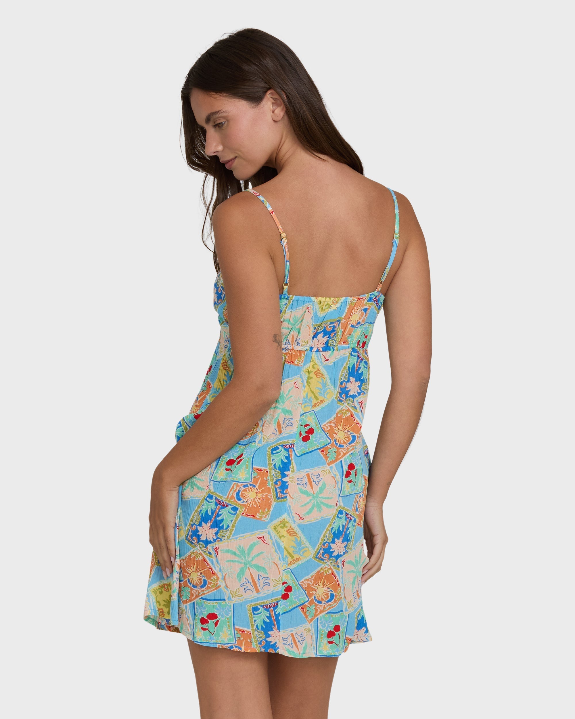 Last Sunset Mini Dress - Dream Blue