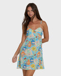 Last Sunset Mini Dress - Dream Blue