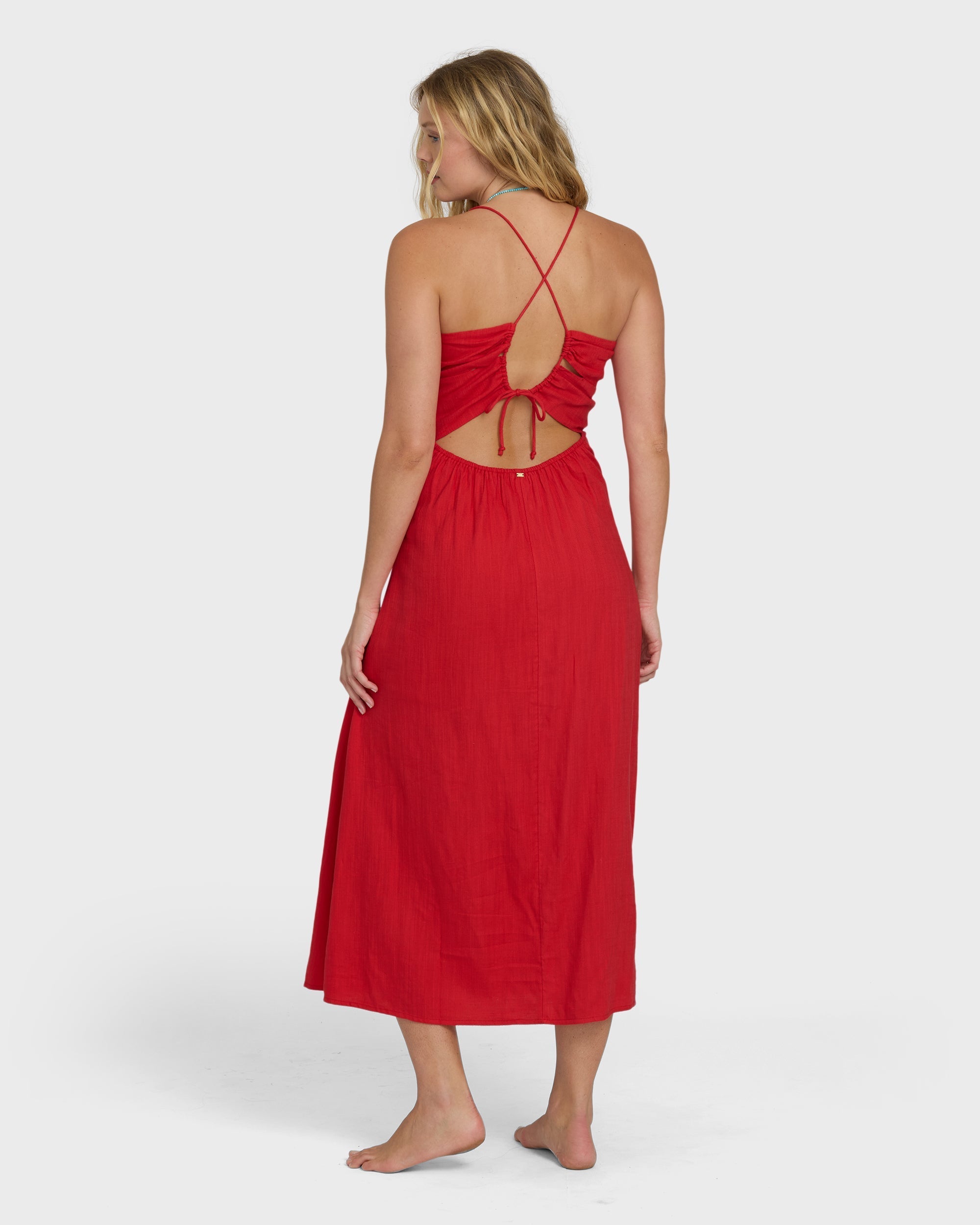 Take It Back Maxi Dress - Fiesta Red
