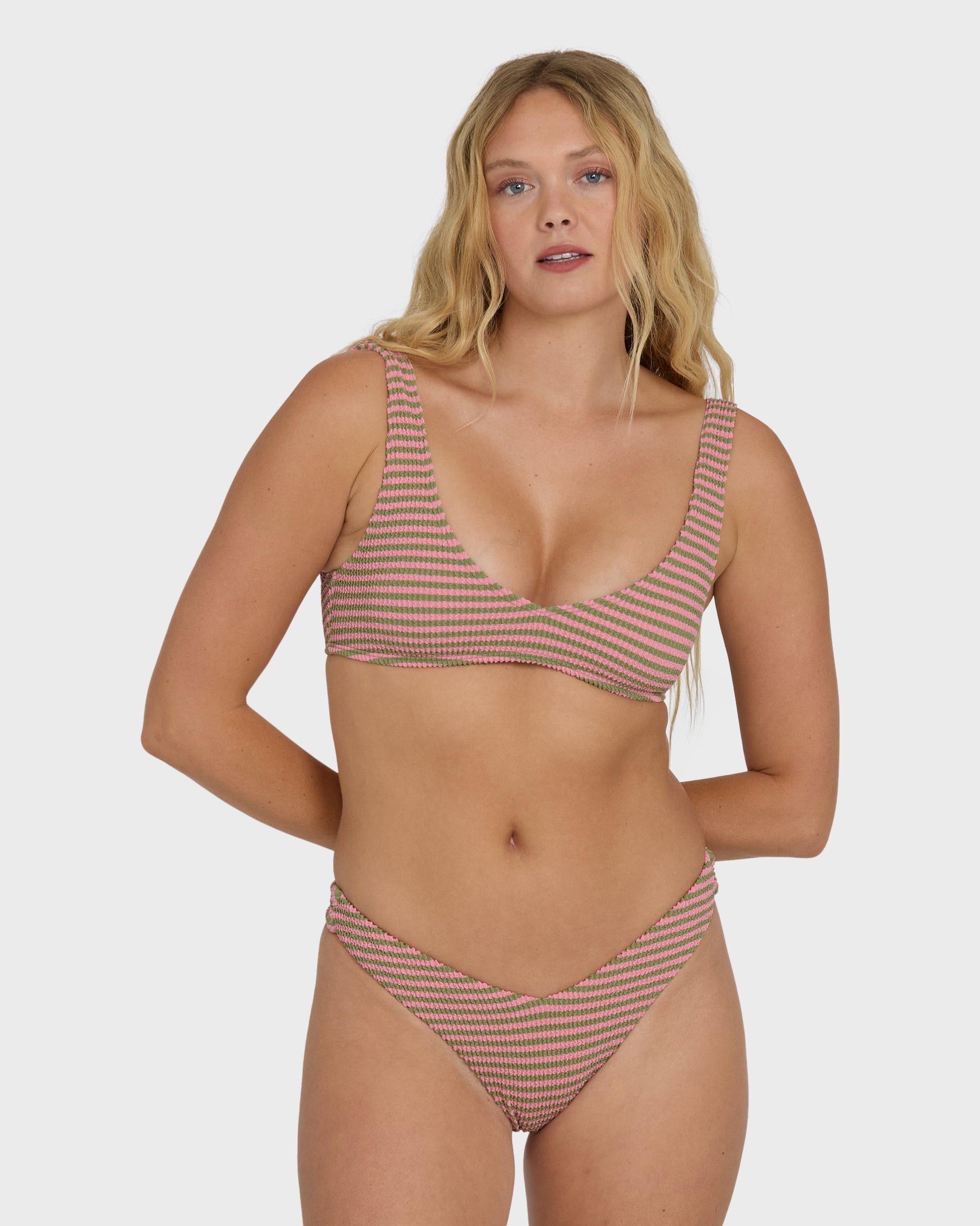Summer Hawaii V Hike Bikini Bottoms - Cedar