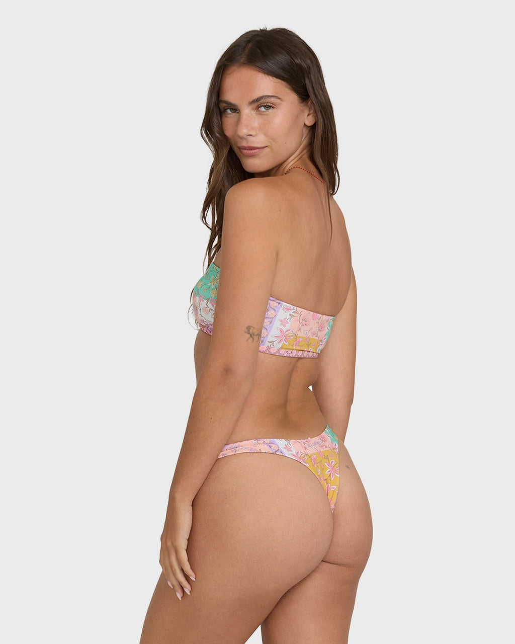 Dreamy Daze Reversible Tiny Bikini Bottoms - Sweet Lilac