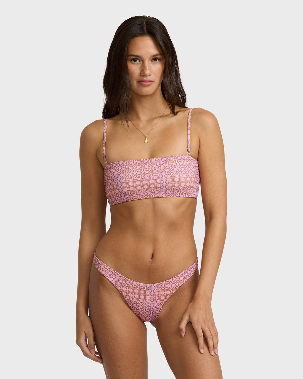 Dreamy Daze Reversible Tiny Bikini Bottoms - Sweet Lilac