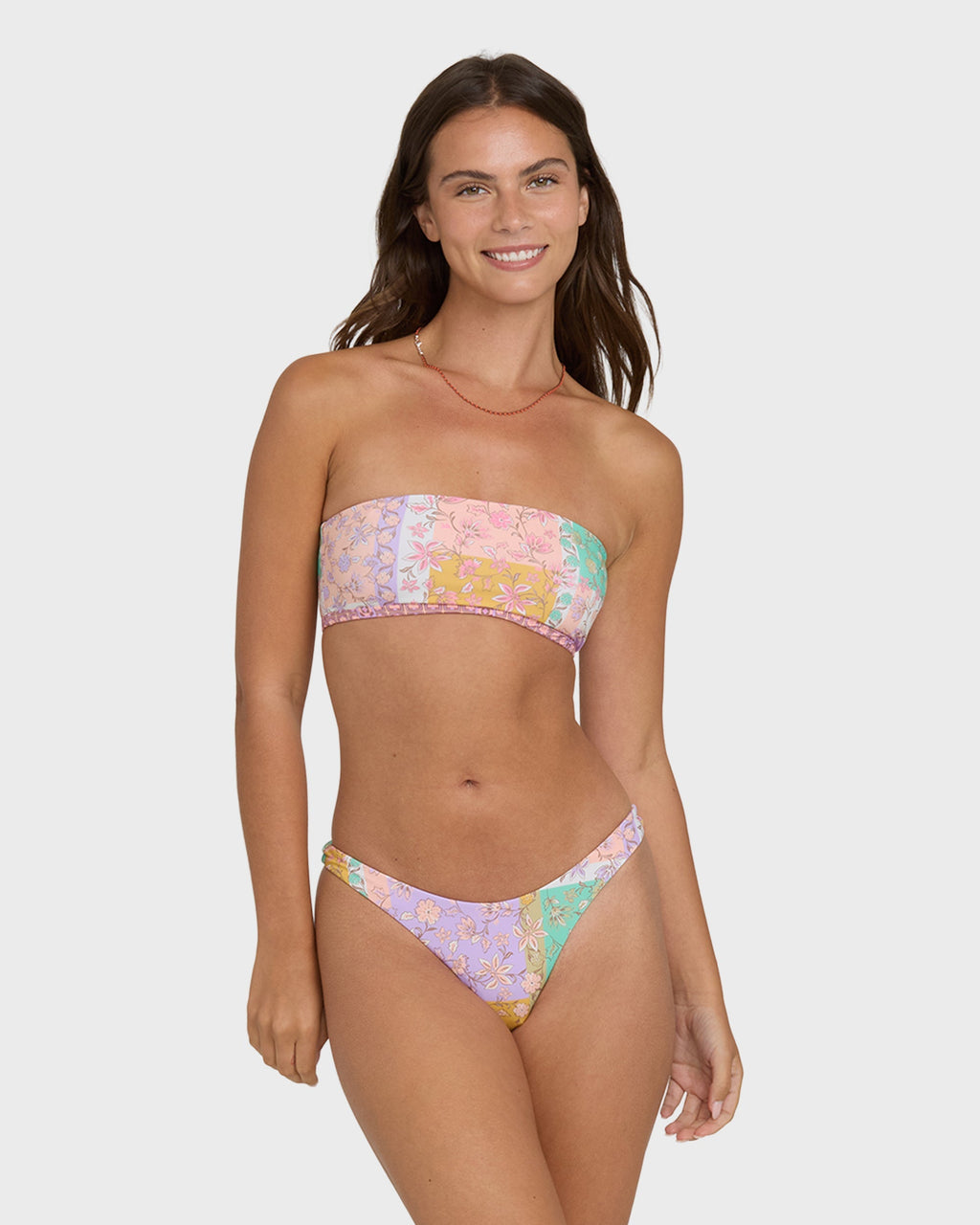 Dreamy Daze Reversible Tiny Bikini Bottoms - Sweet Lilac