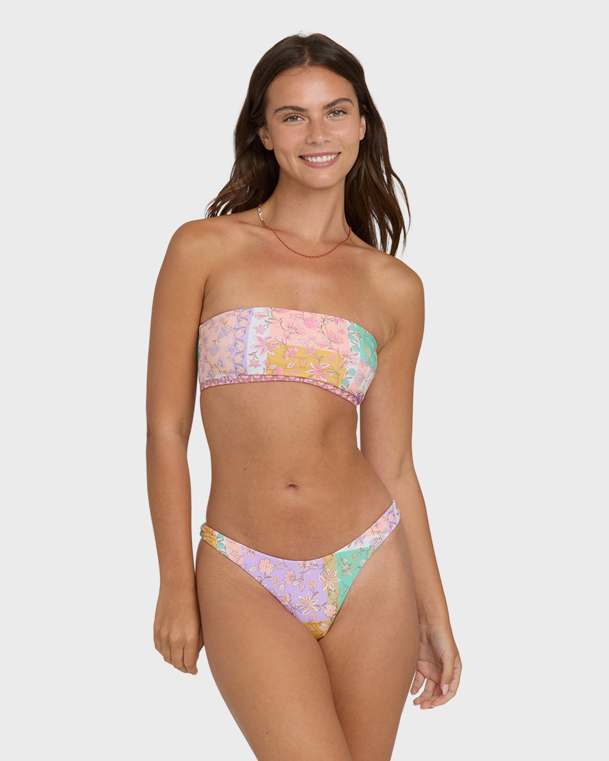 Dreamy Daze Reversible Tiny Bikini Bottoms - Sweet Lilac