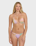 Dreamy Daze Reversible Triangle Bikini Top - Sweet Lilac
