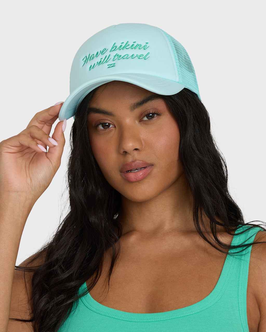 Across Waves Trucker Hat - Clearwater
