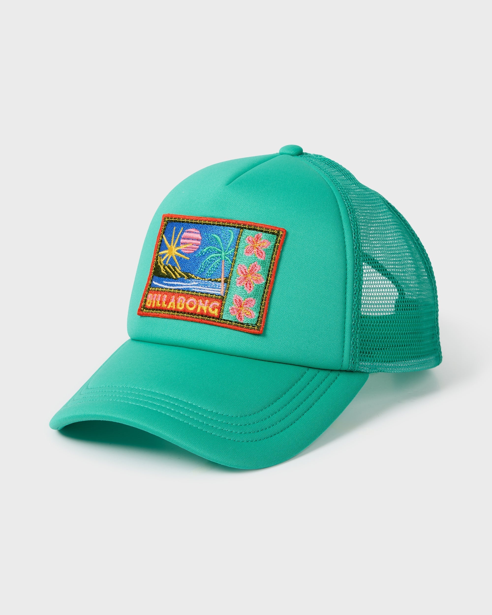 Grandpa Trucker Hat - Green Tropics