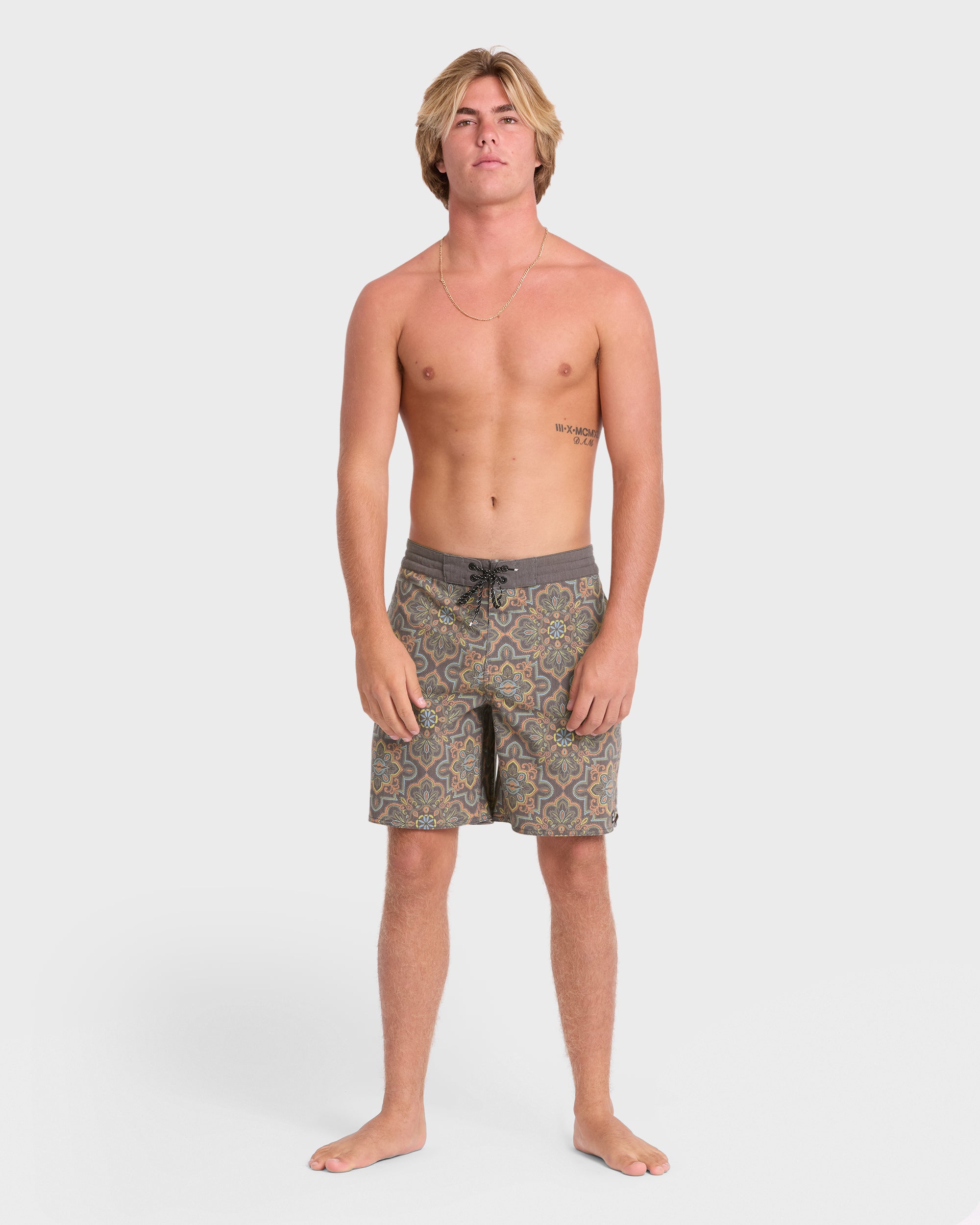Good Times Lo Tide 17.5 Boardshorts - Slate Black