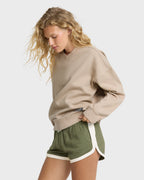 Road Trippin Woven Shorts - Canteen