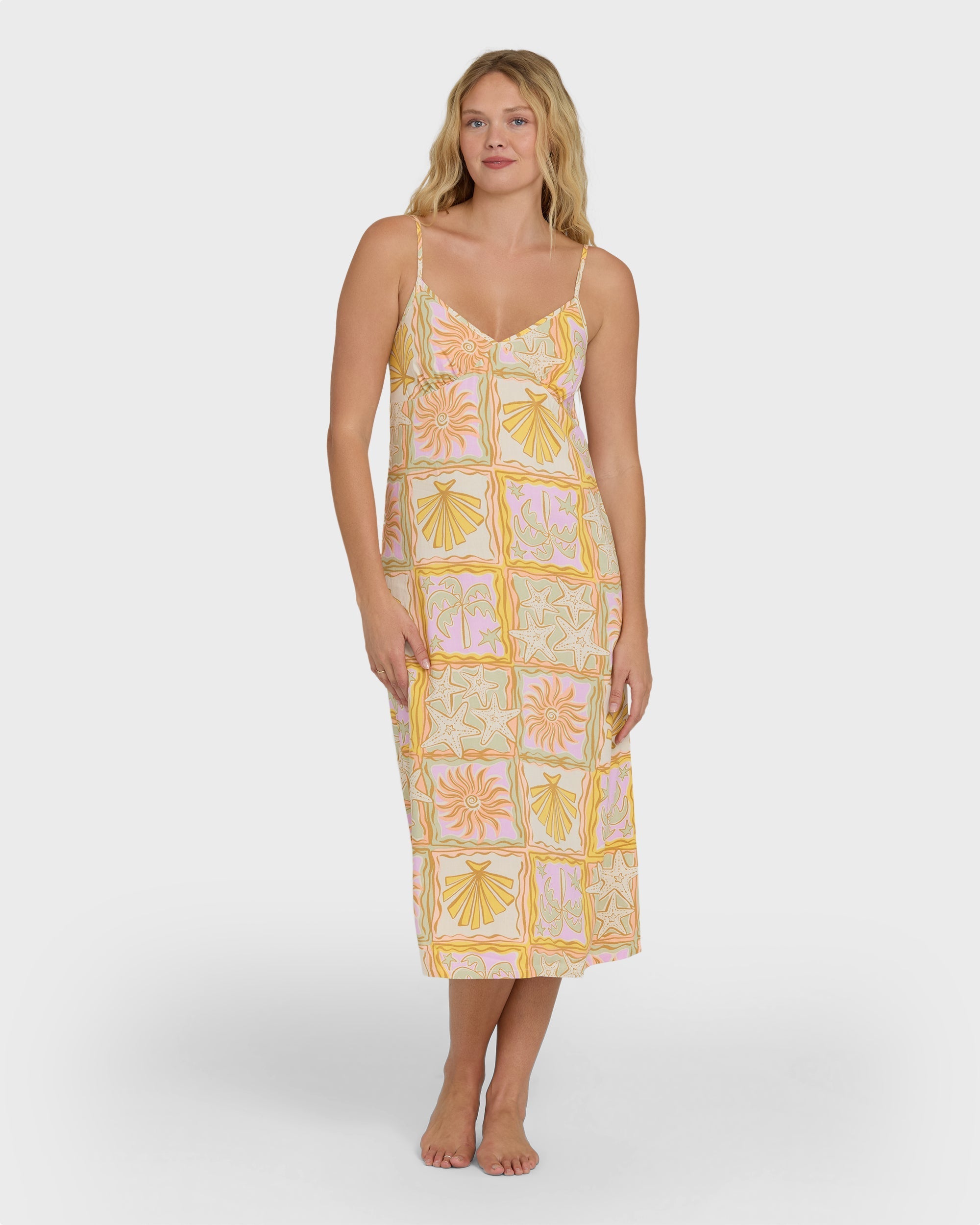 Summer Babe Midi Dress - Sweet Lilac