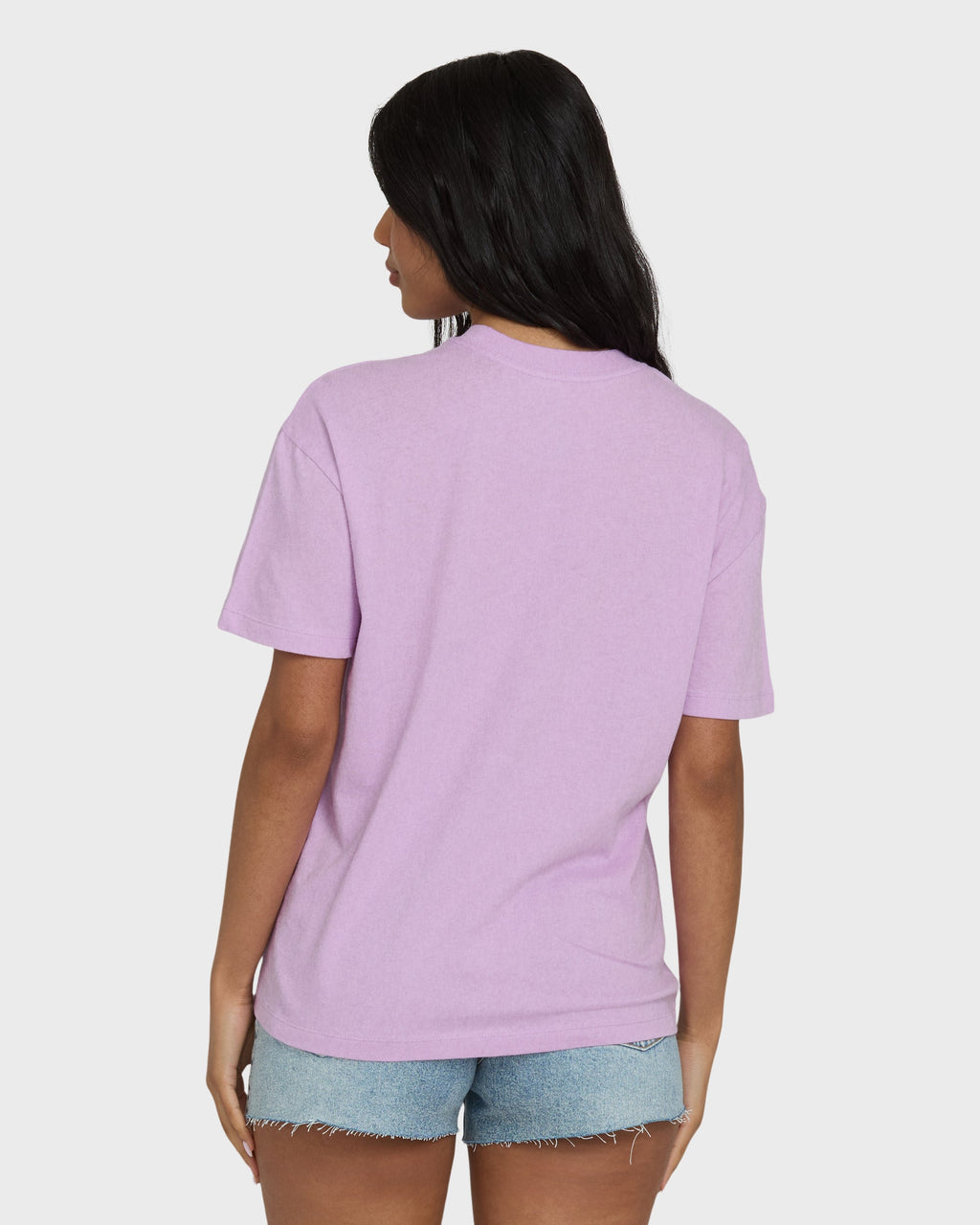Reach High Short Sleeve Knit Graphic T-Shirt - Vintage Violet