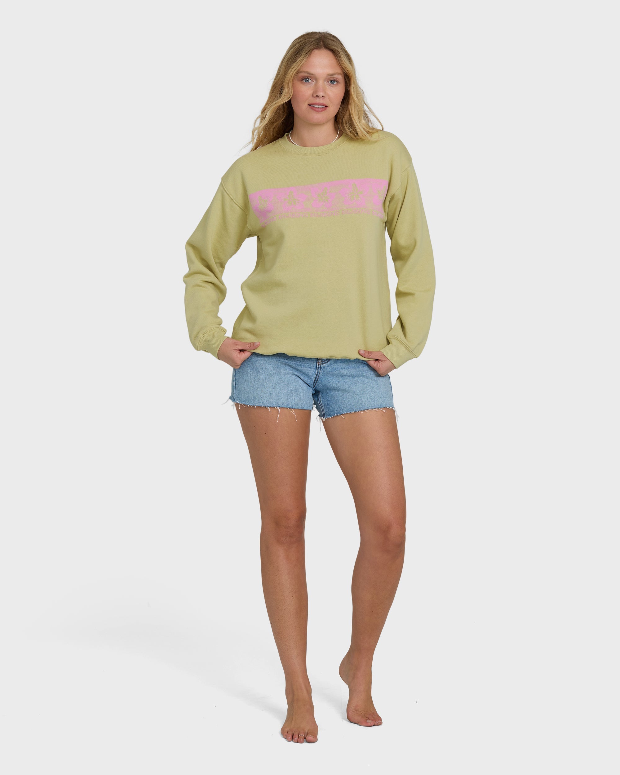 Giving Shade Crewneck Sweatshirt - Cactus