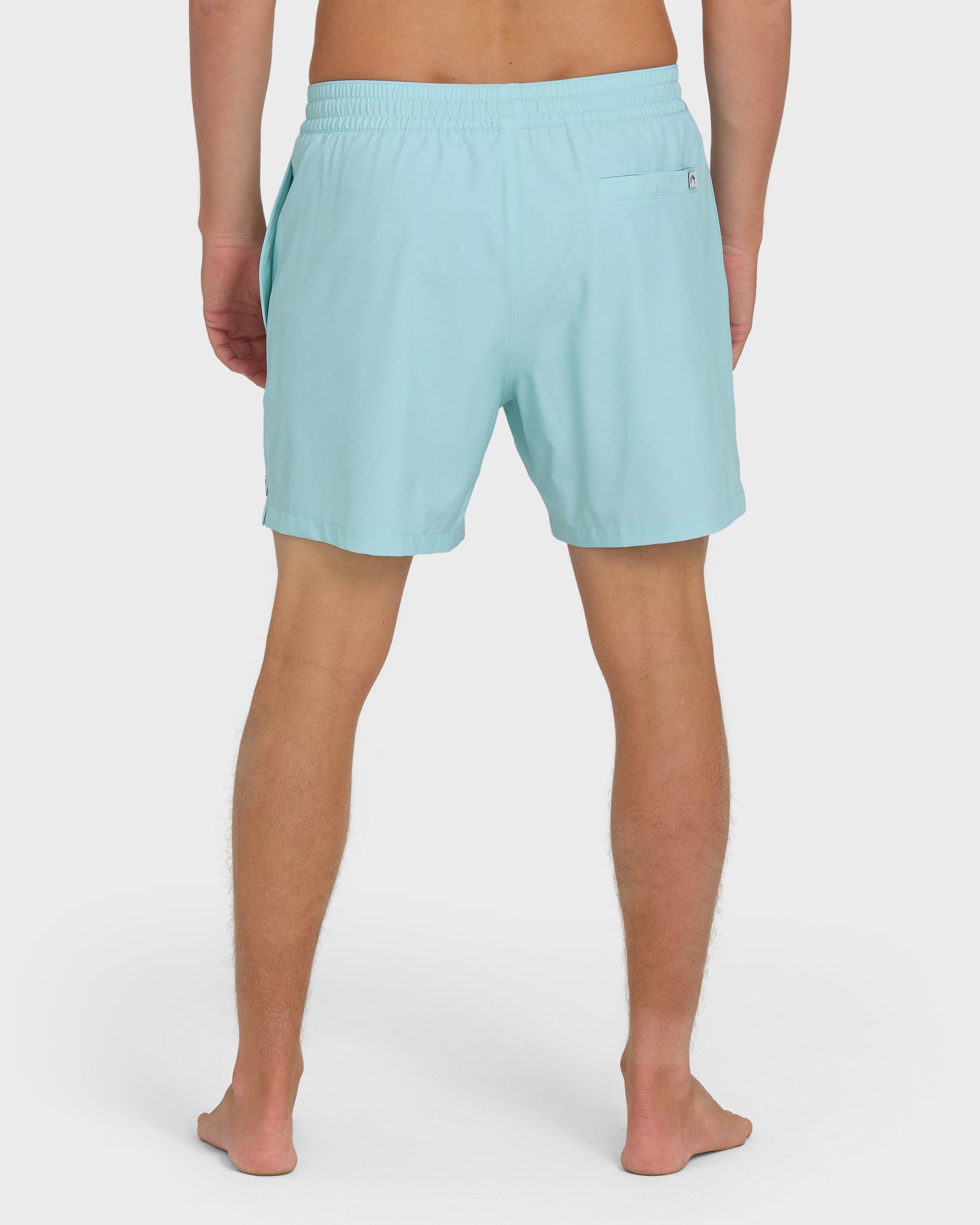 Lineup Solid Layback 16 Trunks - Dusty Blue