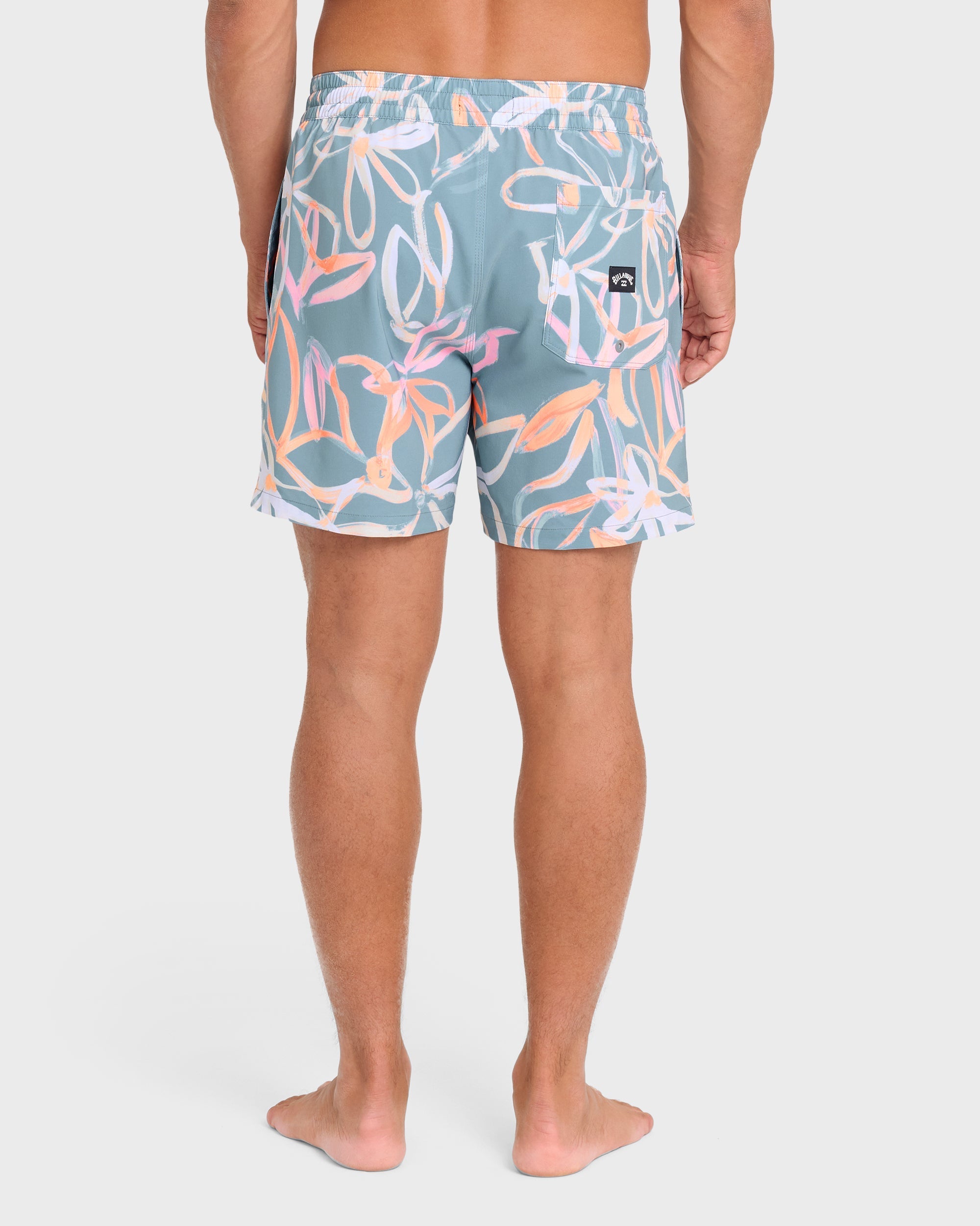 Good Times Layback 16 Swim Trunks - Pale Mauve