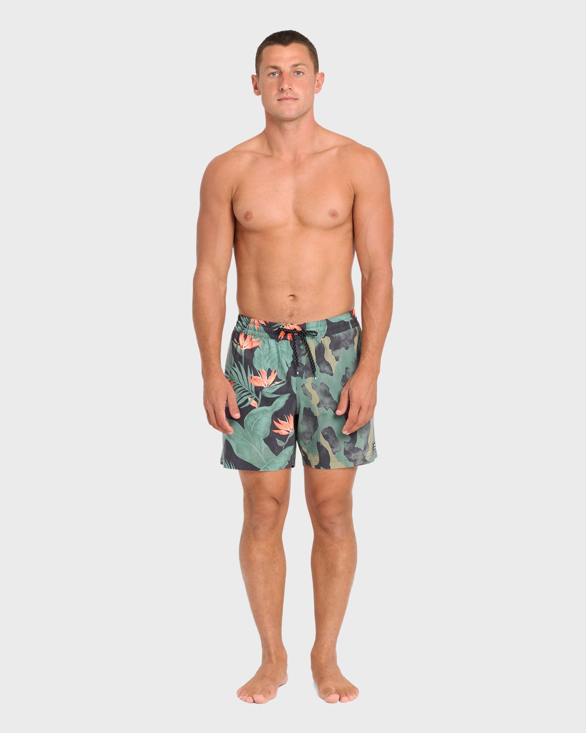 Good Times Layback 16 Swim Trunks - Rifle Green