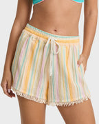 Palm Viva Woven Shorts - Sweet Lilac