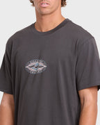 Rotor Diamond Premium Short Sleeve Knit Graphic T-Shirt - Raven