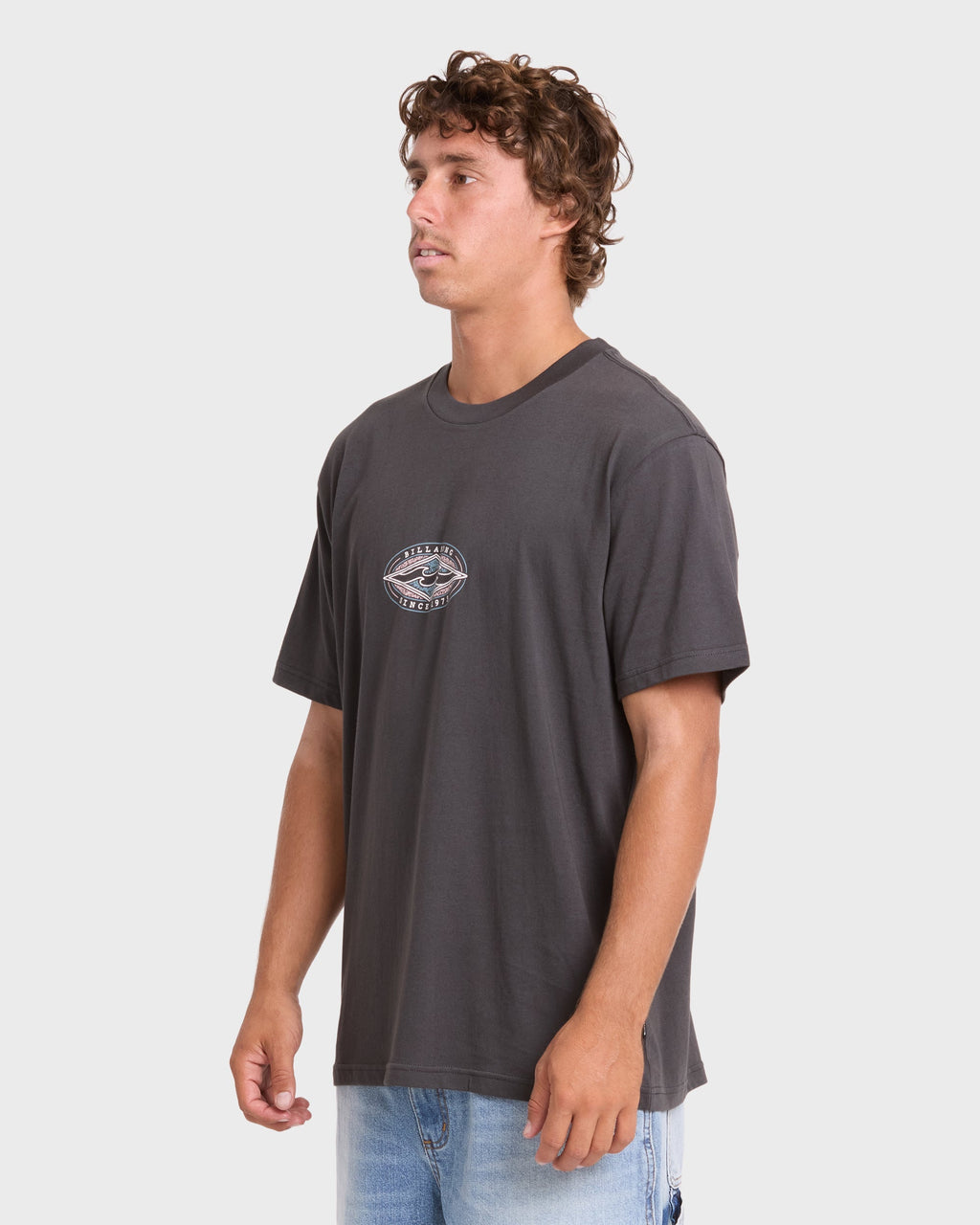 Rotor Diamond Premium Short Sleeve Knit Graphic T-Shirt - Raven