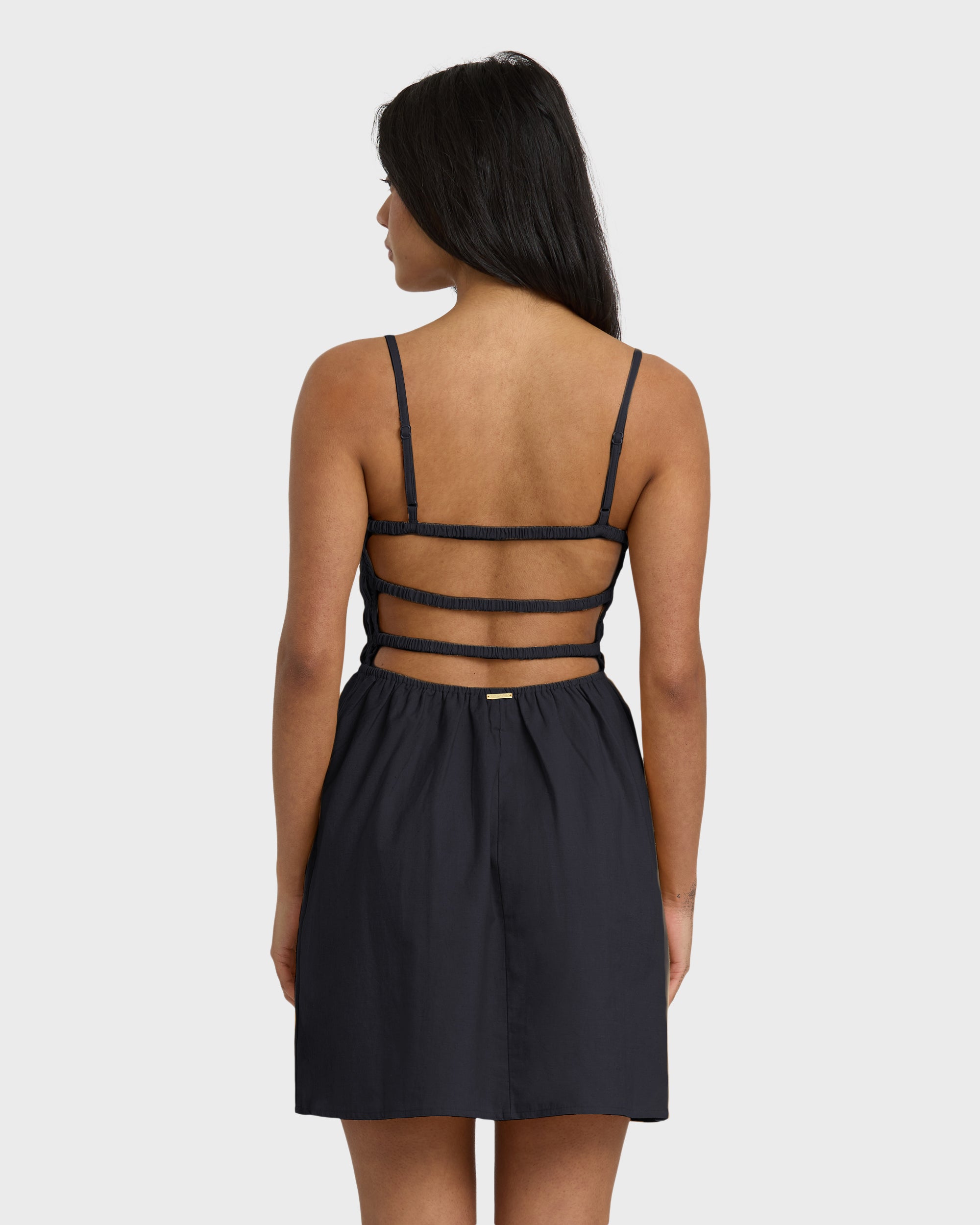 Suns Out Mini Dress - Black Sands