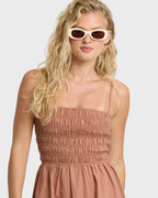 Suns Out Mini Dress - Sugar Almond