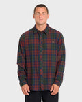 Coastline Long Sleeve Flannel Shirt - Tortoise Shell
